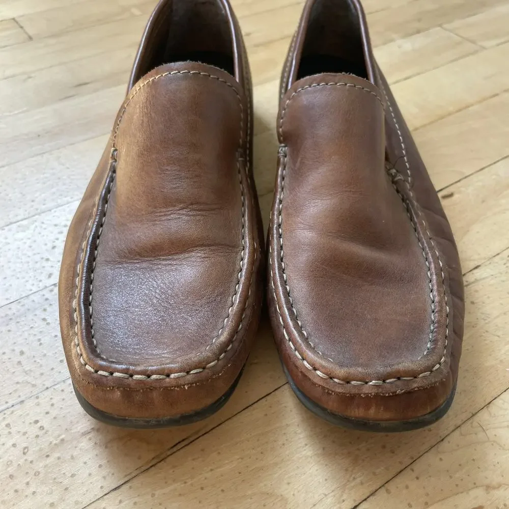 Columbia Men’s‎ Tan Leather Dress Shoe Loafers Size 10